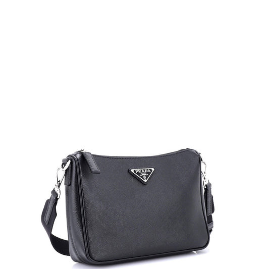Prada Re-Edition Zip Messenger Bag Saffiano Leather Small