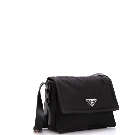 Prada Padded Flap Shoulder Bag Re-Nylon Small
