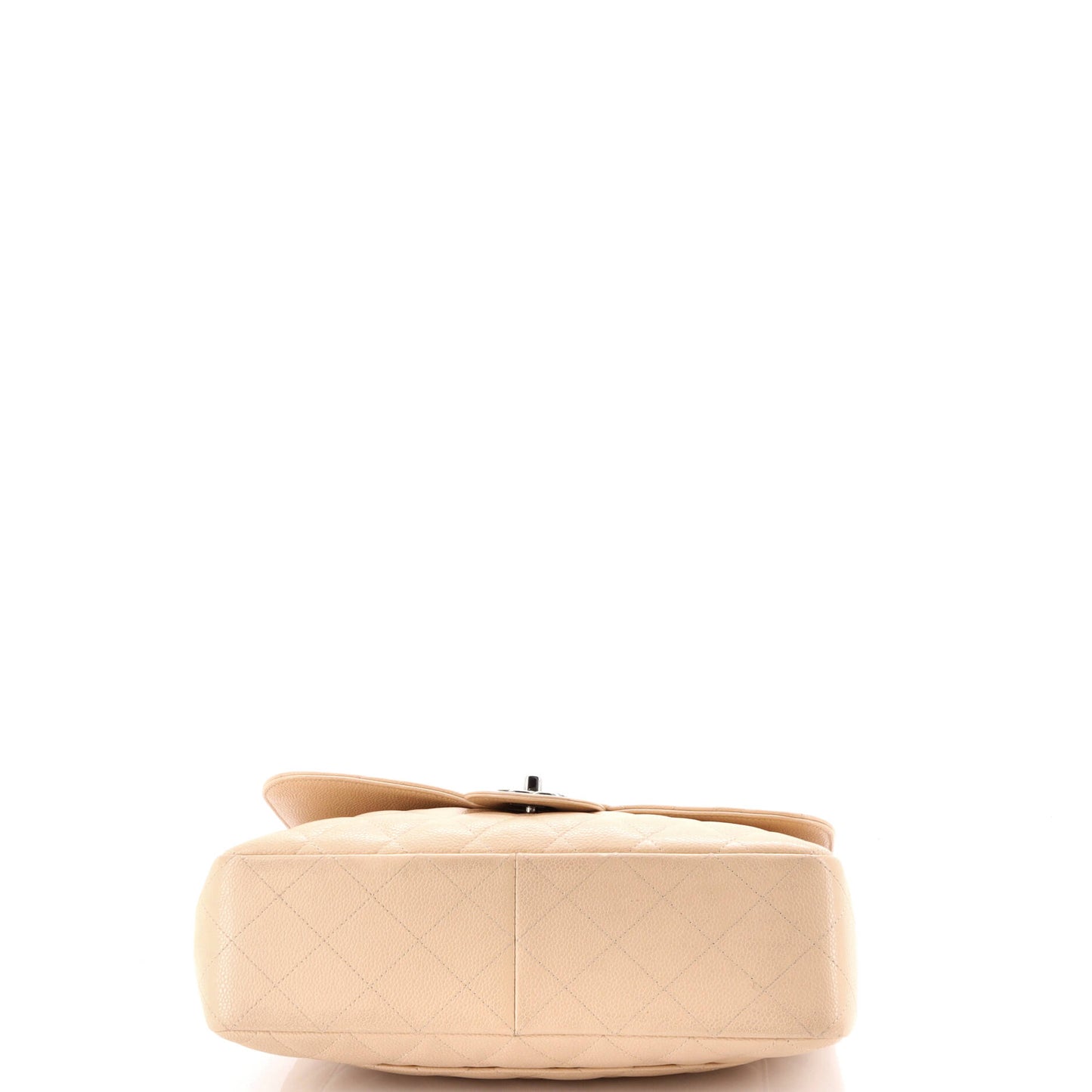 シャネル クラシック シングルフラップバッグ キルティング キャビア ジャンボ