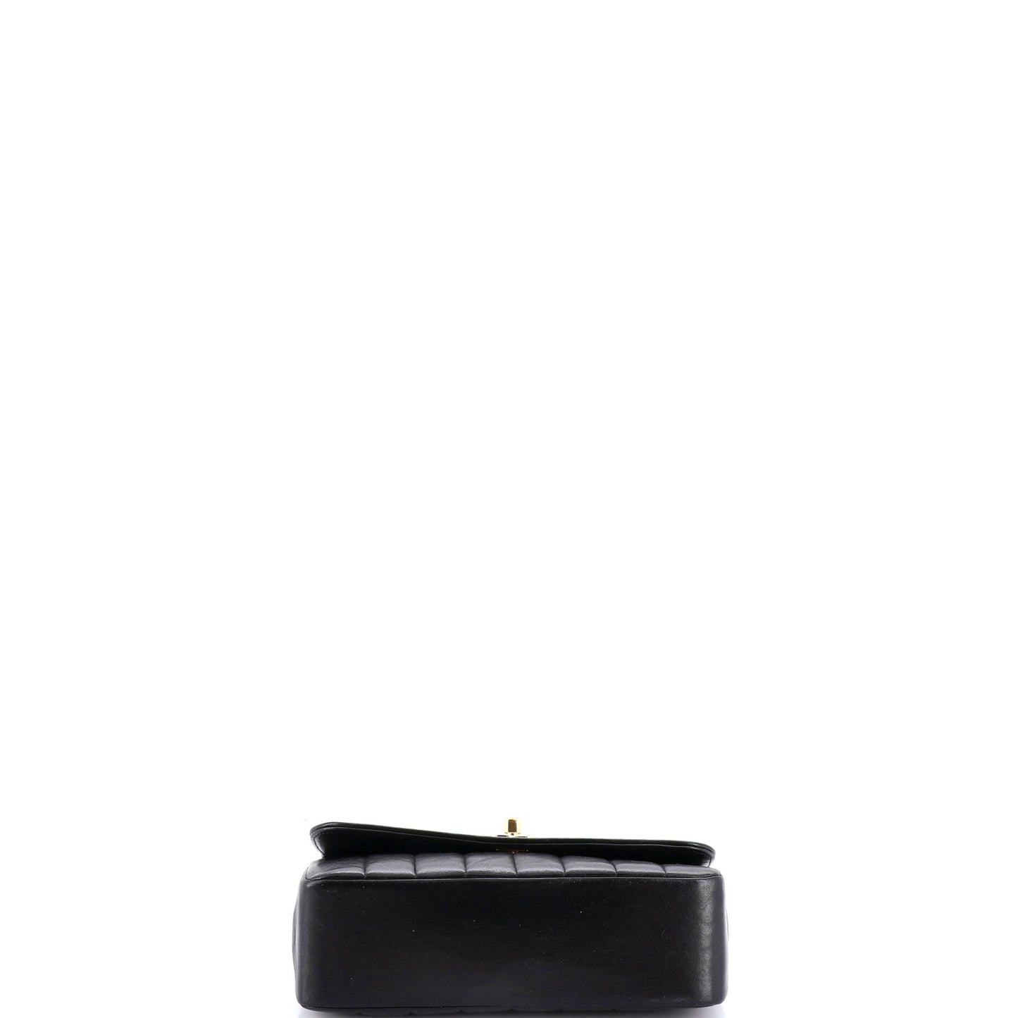 シャネル ヴィンテージ CC チェーン フラップバッグ 縦型キルト ラムスキン スモール