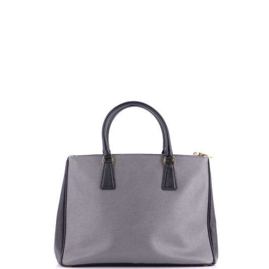 Prada Double Zip Lux Tote サフィアーノ Leather Medium