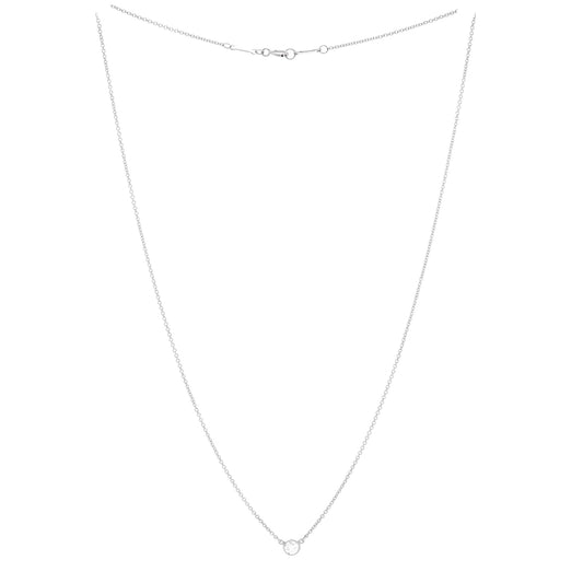 ティファニー エルサ・ペレッティ ダイヤモンド バイ ザ ヤード ペンダントネックレス プラチナ ダイヤモンド 0.20-0.29カラット