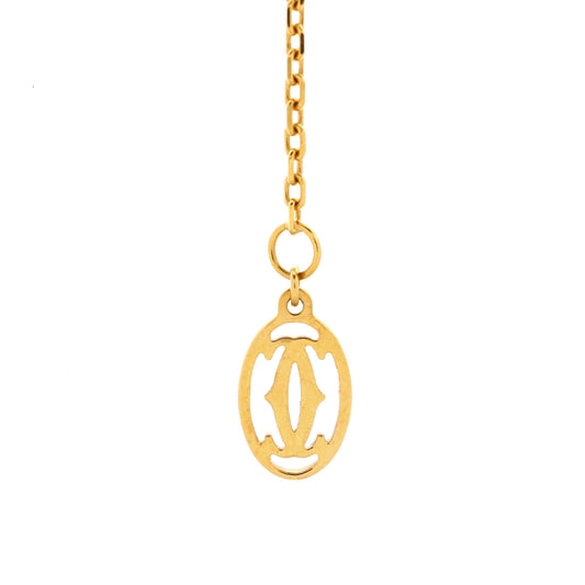 カルティエ ダムール ブレスレット 18Kイエローゴールド&ダイヤモンド スモール