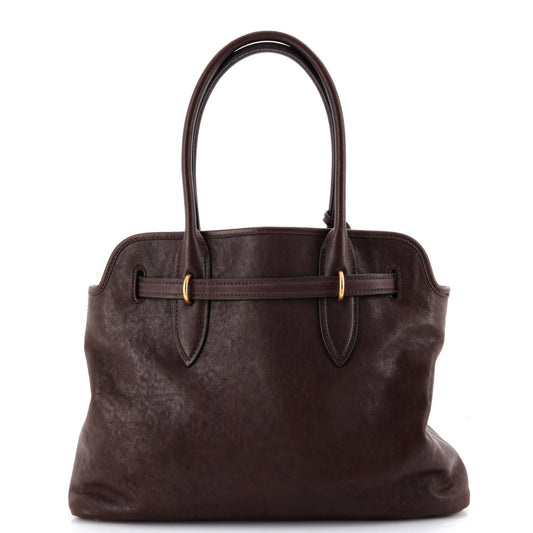 ミュウミュウ アドベンチャー トート レザー