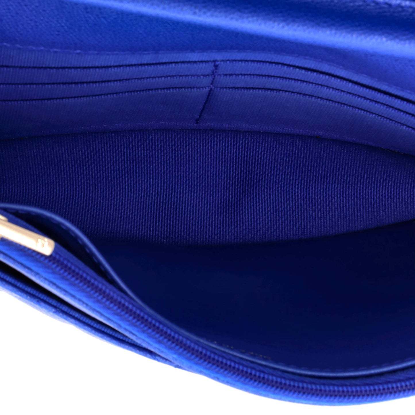 シャネル テクスチャード CC ウォレット オン チェーン キルティング キャビア