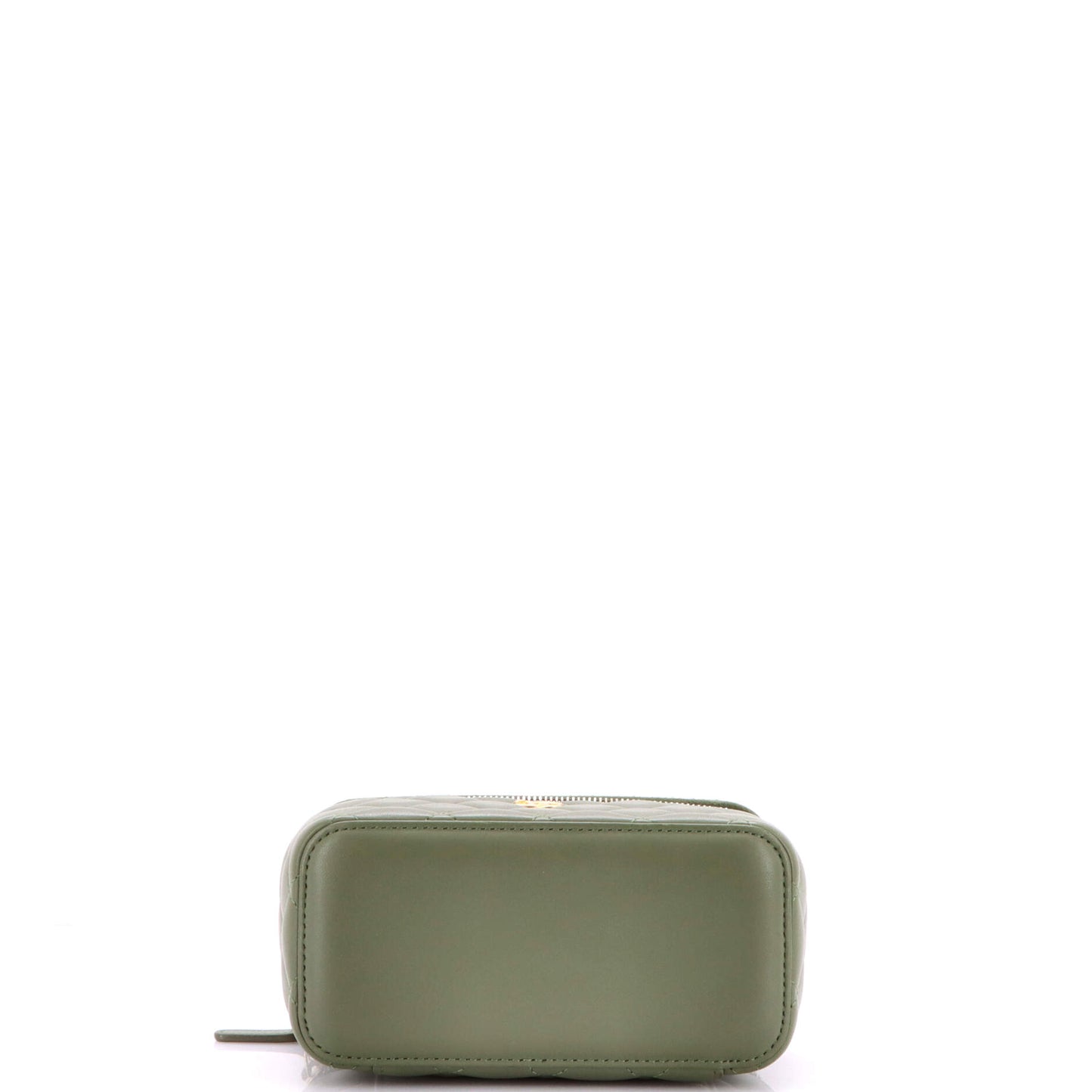 シャネル パール クラッシュ バニティケース チェーン付き キルティング ラムスキン スモール