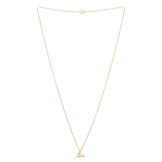 ルイ・ヴィトン LV ヴォルト・ワン ペンダントネックレス 18Kイエローゴールド ダイヤモンド スモール