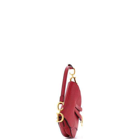 Christian Dior Saddle Leather Mini Handbag