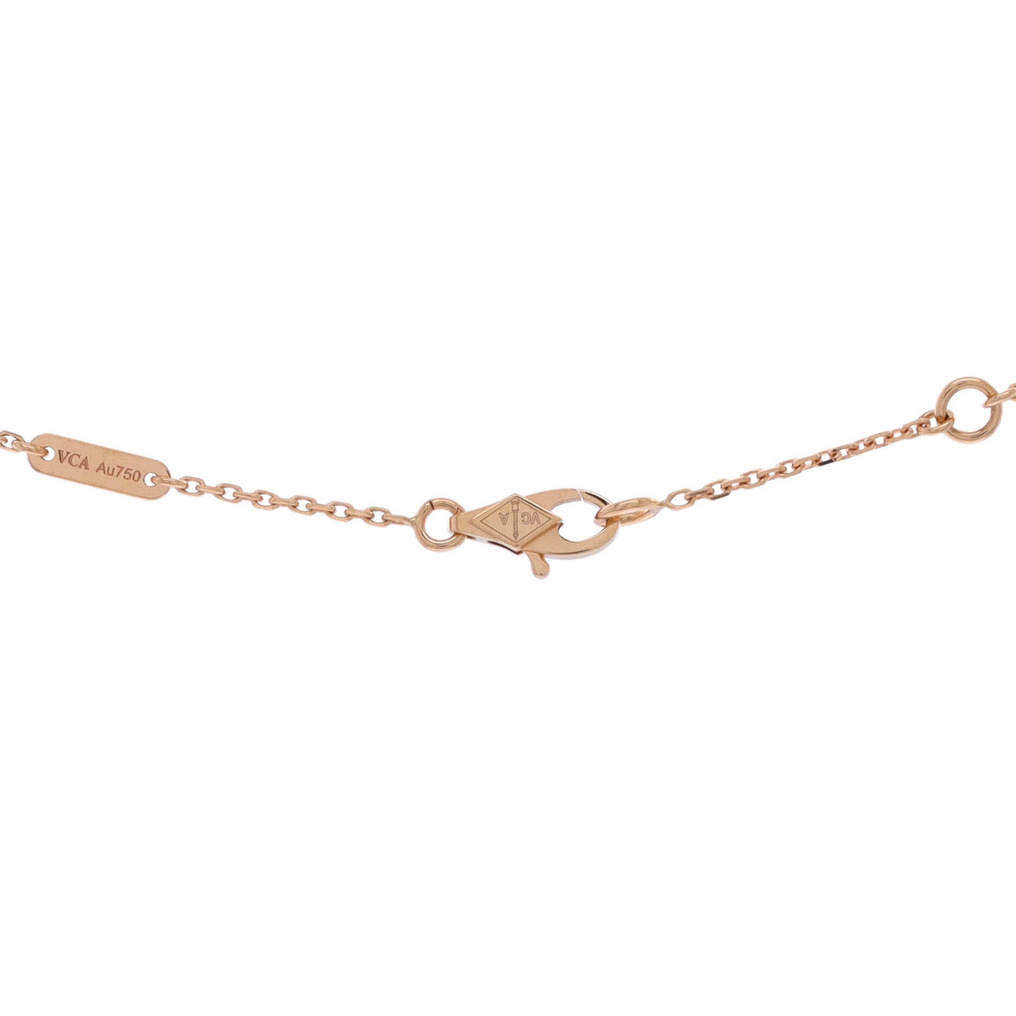 Van Cleef & Arpels Sweet Alhambra Heart Pendant Necklace in 18K Rose Gold and Carnelian