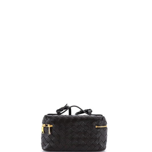 ボッテガ ヴェネタ バンバン バニティ ケース イントレチャート レザー