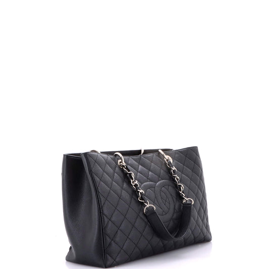 Chanel Grand Shopping Tote, Quilted, Caviar, XL