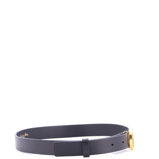 Christian Dior 30 Montaigne Cutout Belt in Leather, Thin