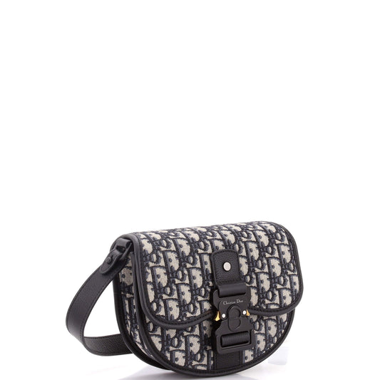 Christian Dior Gallop Flap Messenger Bag in Oblique Canvas, Mini
