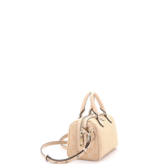 Gucci Ophidia Convertible Boston Bag in GG Denim, Small