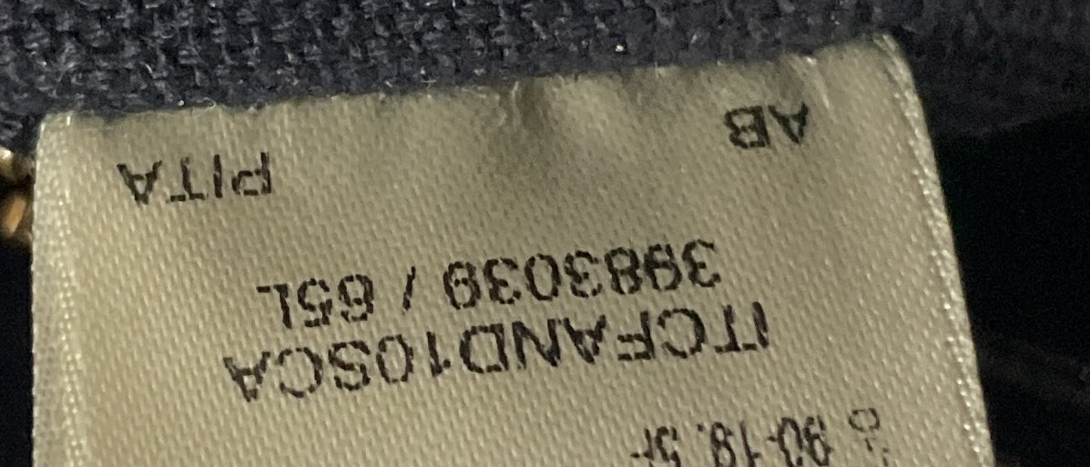 Burberry Banner Tote in Leather and House Check Canvas, Medium
