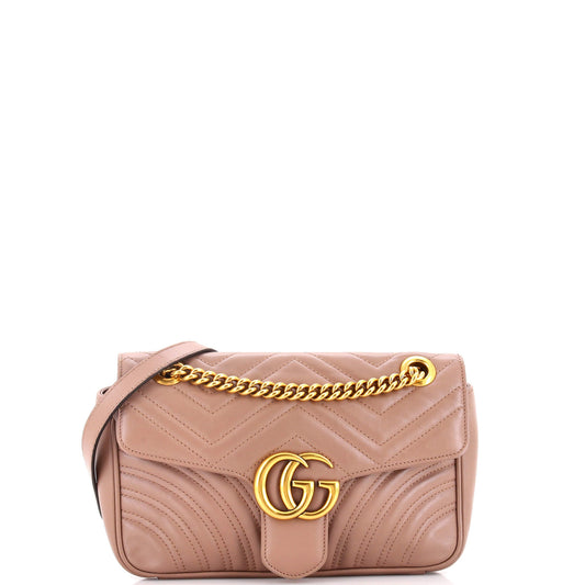 Gucci Queen Margaret Top Handle Bag in GG Coated Canvas and Leather, Small