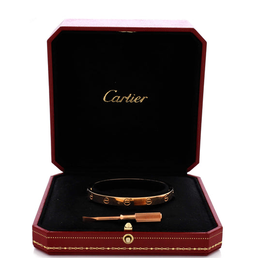 カルティエ ラブ ブレスレット 18K ローズゴールド