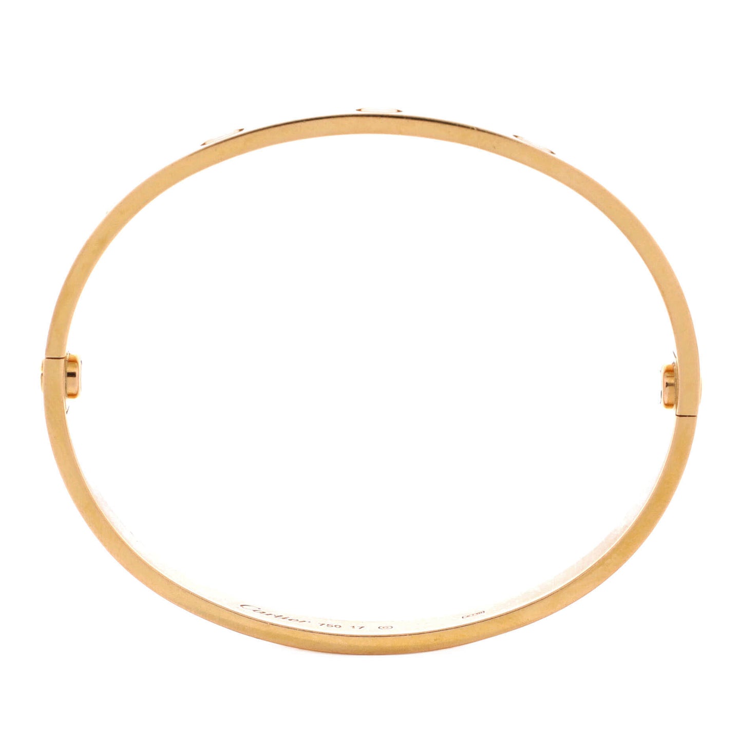 カルティエ ラブ ブレスレット 18K ローズゴールド