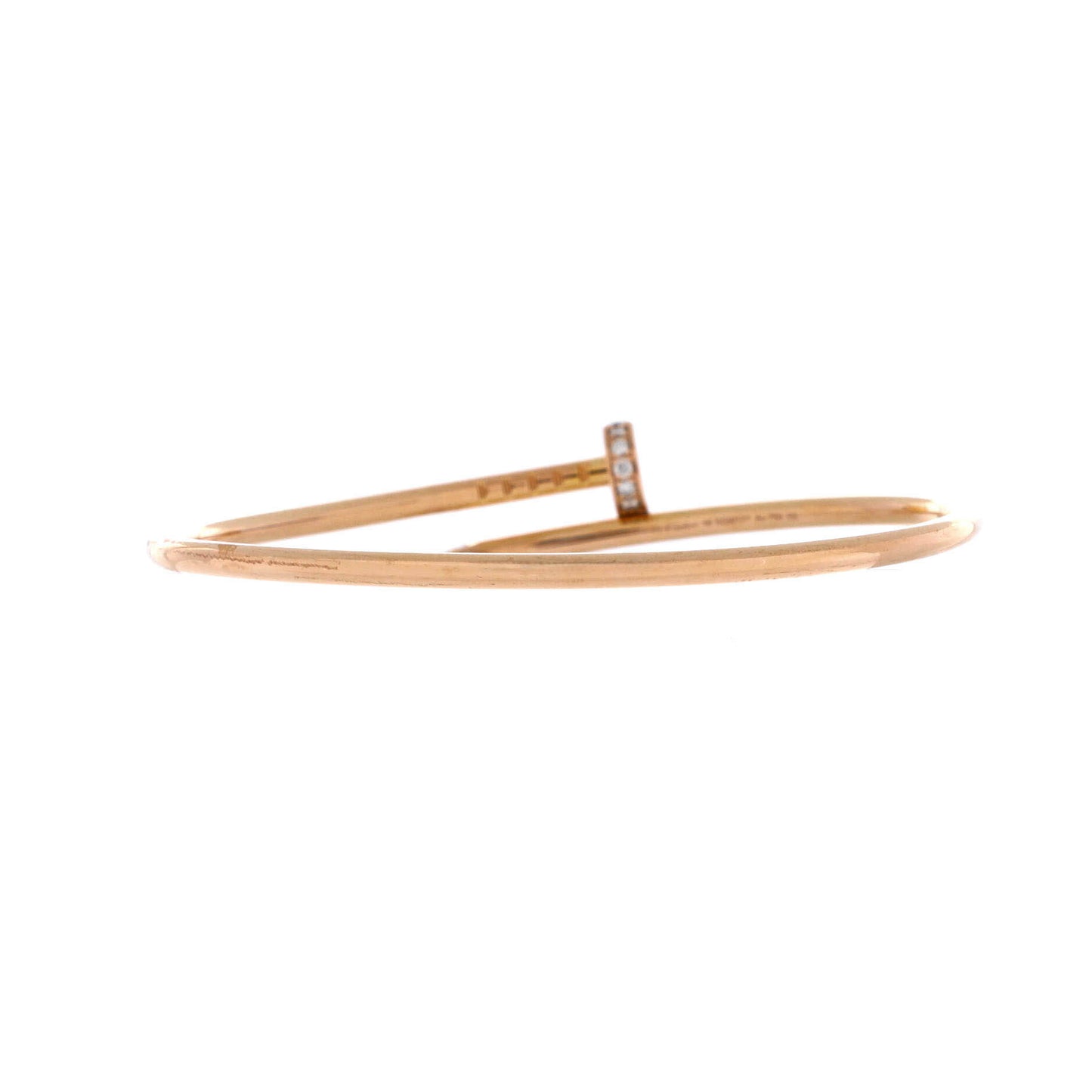 Cartier Juste un Clou Bracelet in 18K Yellow Gold with Small Diamonds
