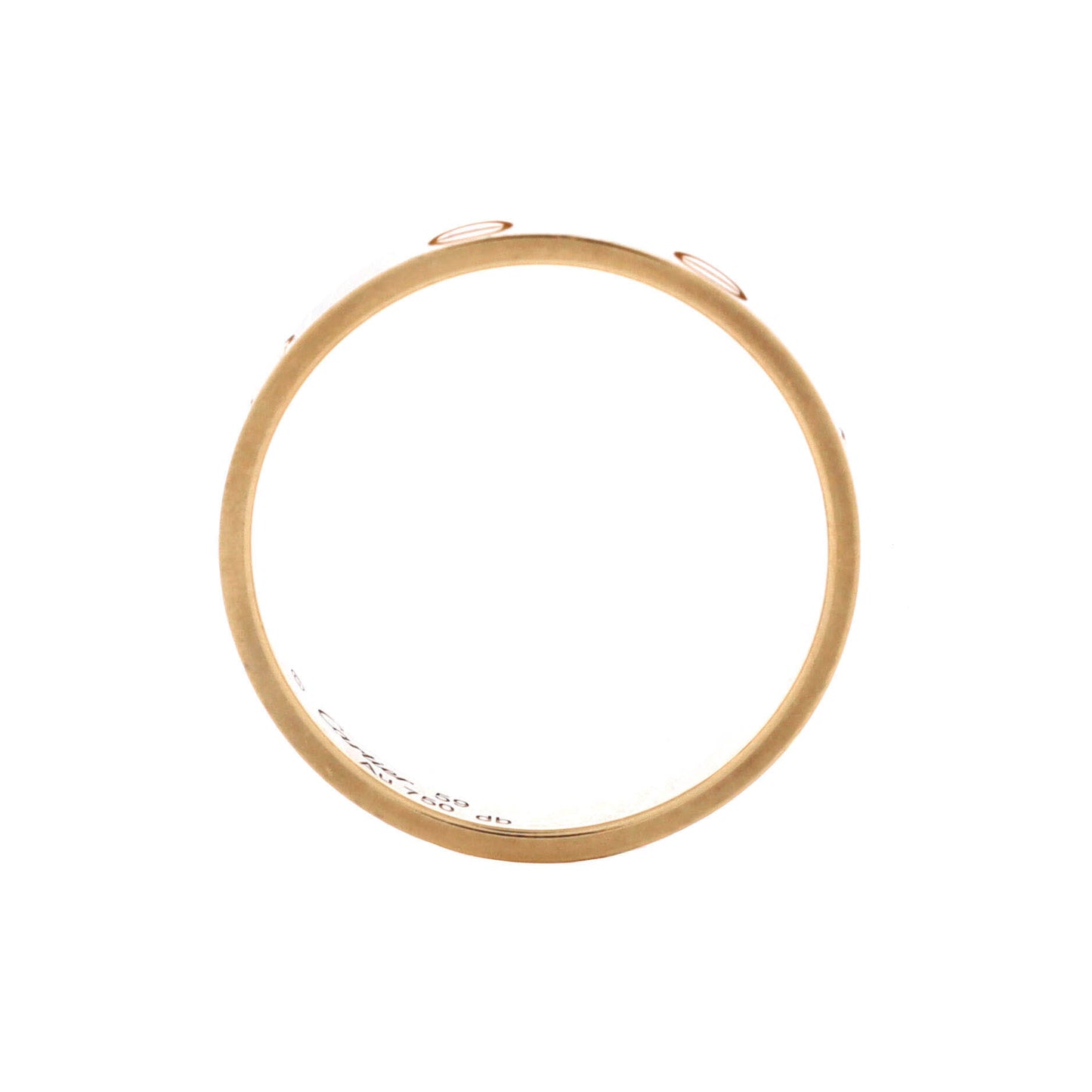 Cartier Love Wedding Band Ring in 18K Yellow Gold