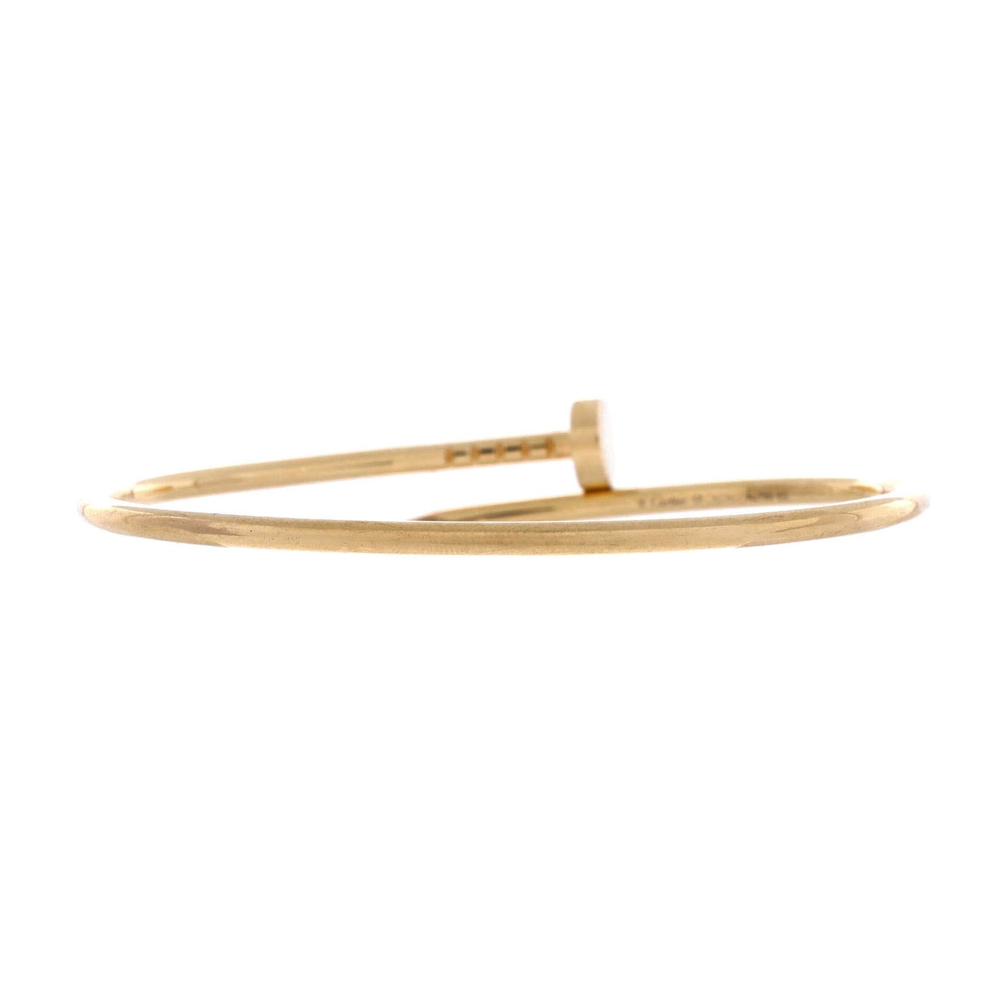 カルティエ ジュスト アン クル ブレスレット 18K イエロー ゴールド スモール