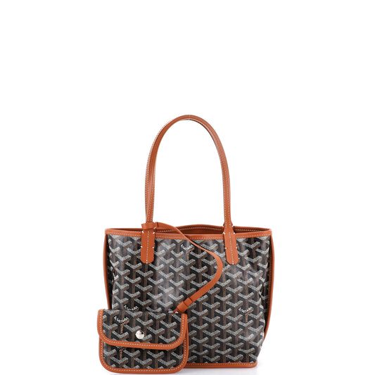 Goyard Ange Reversible Tote Bag in Coated Canvas, Mini