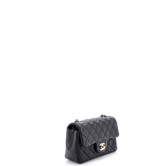 Chanel Classic Single Flap Bag in Quilted Lambskin Mini
