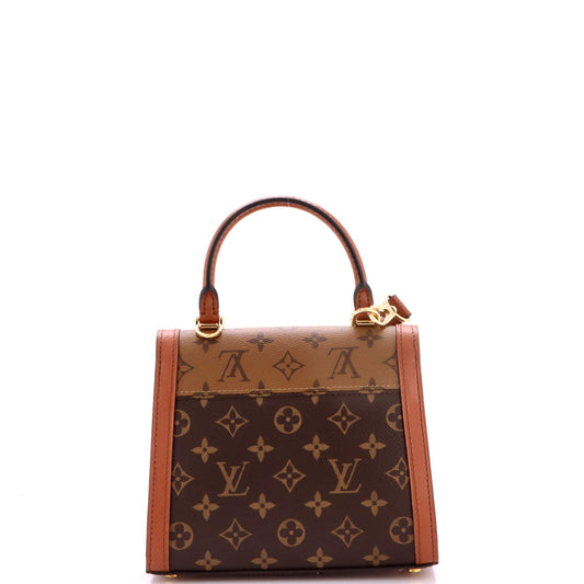 Louis Vuitton Dauphine Capital Bag in Reverse Monogram Canvas