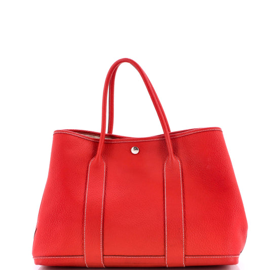 Hermes Garden Party Tote Bag Leather 36