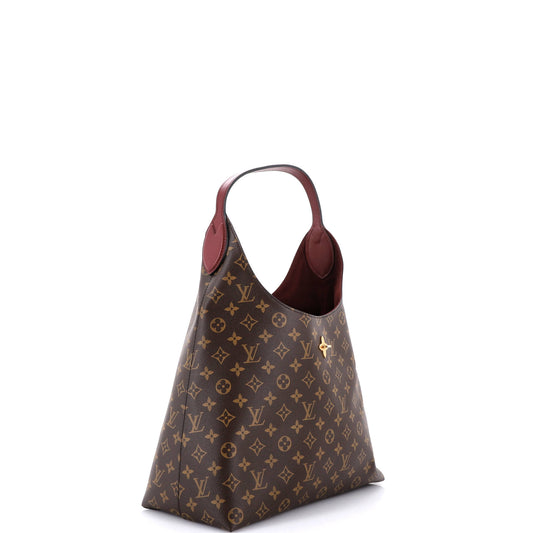 Louis Vuitton Flower Hobo Monogram Canvas and Leather