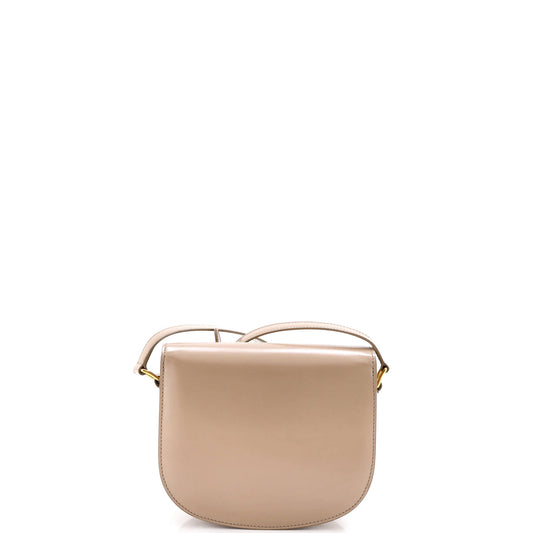 Celine Triomphe Bezas Claire Flap Bag in Leather