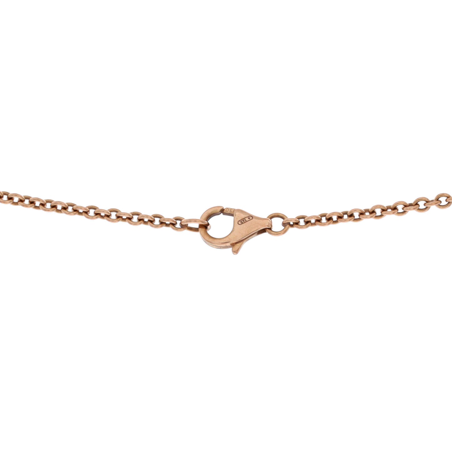 Cartier Love Interlocking Necklace in 18K Rose Gold