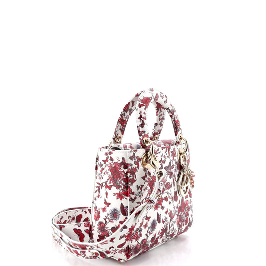 Christian Dior My ABC Dior Lady Dior Bag in Printed Leather, Small