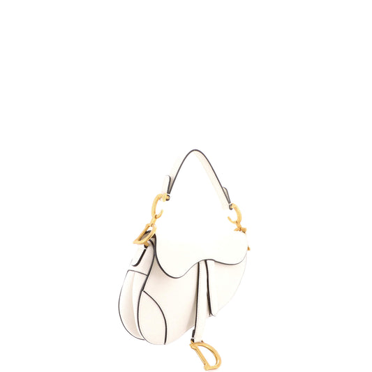 Christian Dior Saddle Leather Mini Handbag