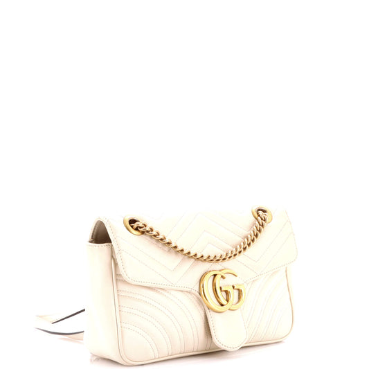 Gucci GG Marmont Medium Flap Bag in Matelasse Leather