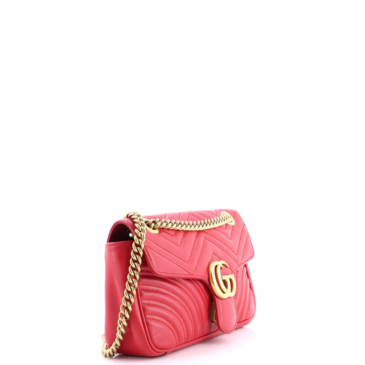Gucci GG Marmont Medium Flap Bag in Matelasse Leather