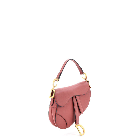 Christian Dior Saddle Leather Mini Handbag