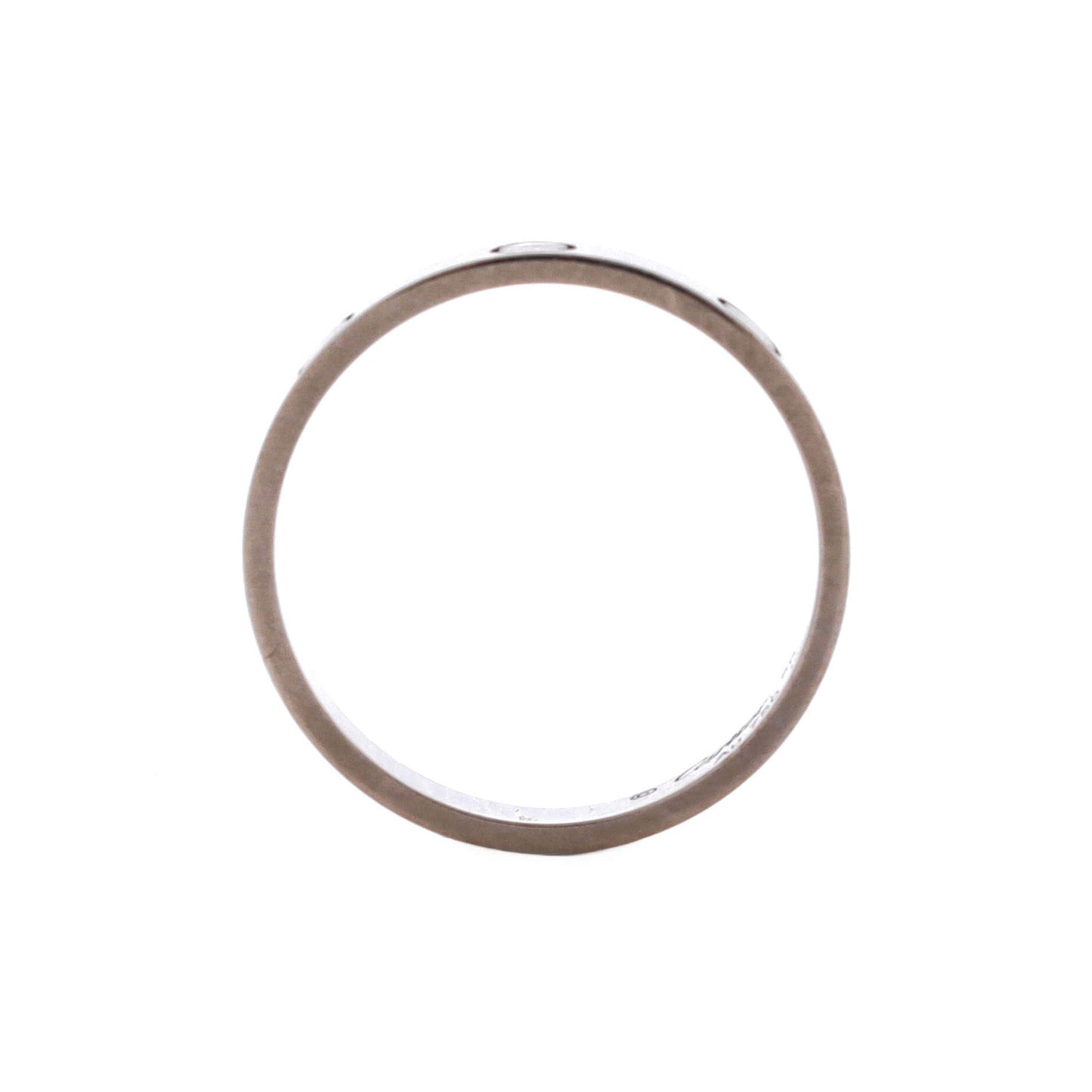 Cartier Love Wedding Band Ring in 18K White Gold