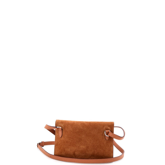 Hermès Snap Wallet Bag in Grizzly and Swift