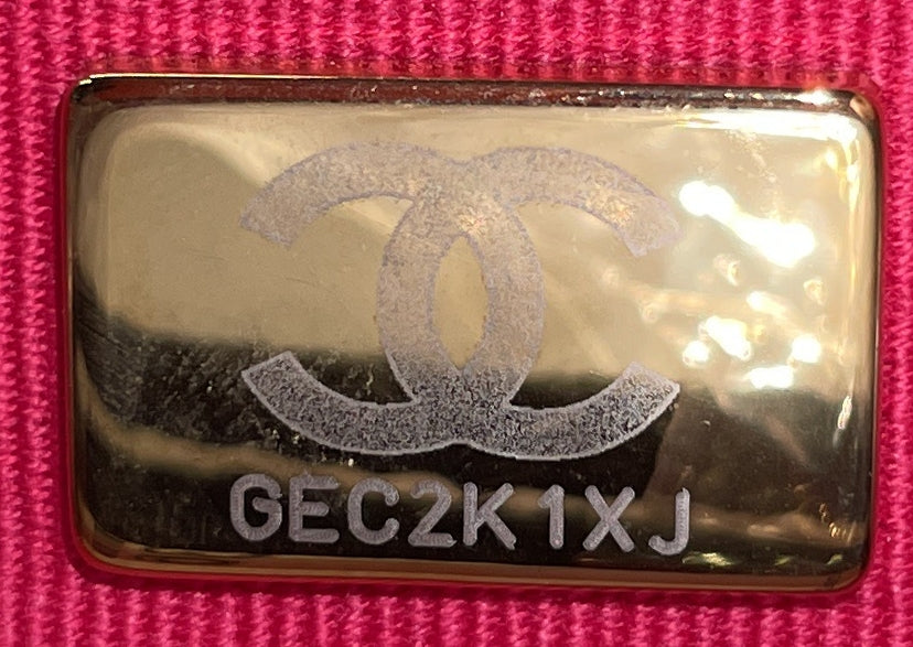Chanel Chain Bar Vanity Case with Chain, Quilted Calfskin, Small