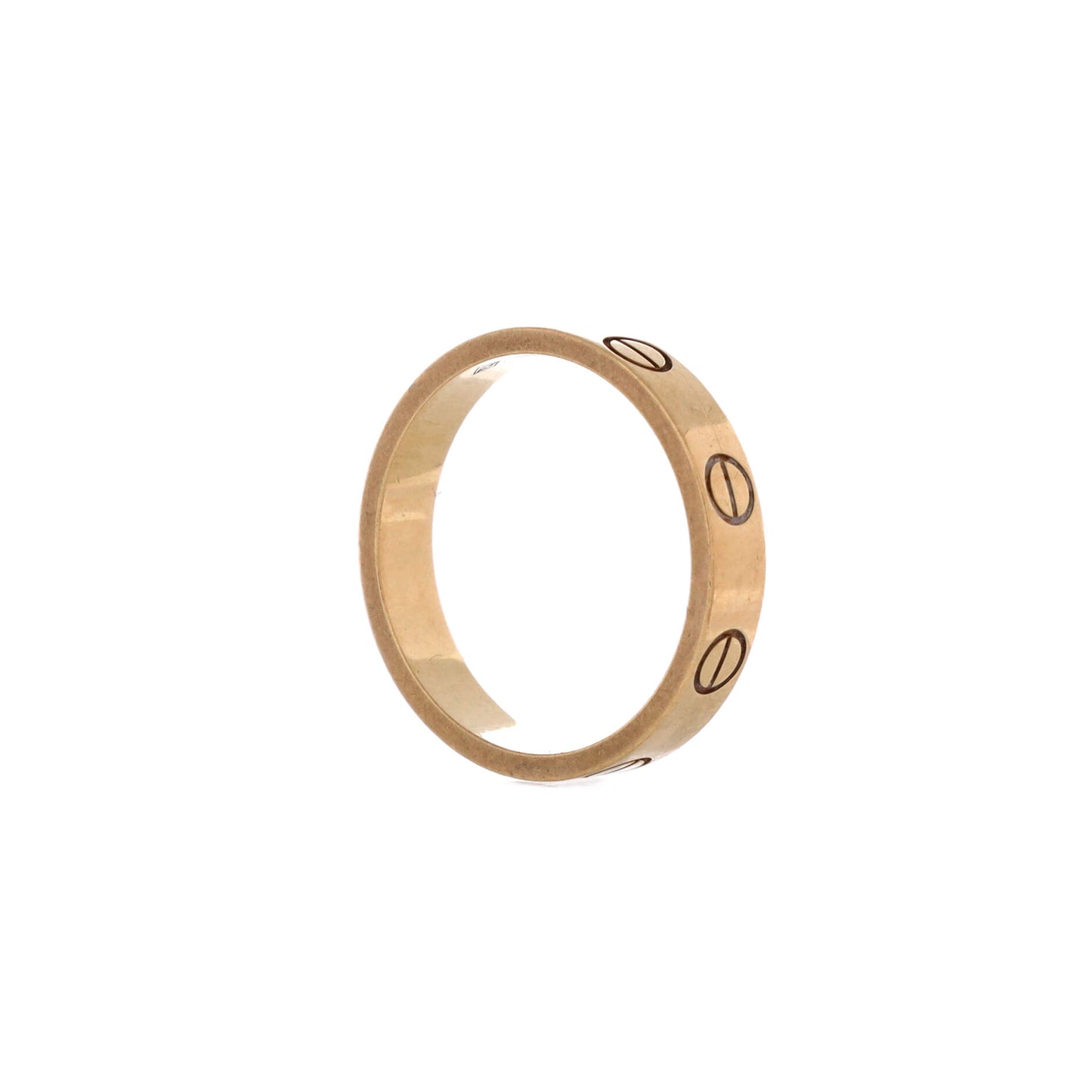 Cartier Love Wedding Band Ring in 18K Yellow Gold