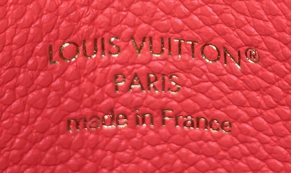 ルイ・ヴィトン LV チャーム カードホルダー モノグラム アンプラント レザー