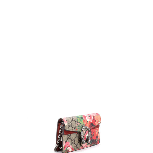 Gucci Dionysus Blooms Print GG Coated Canvas Super Mini Bag