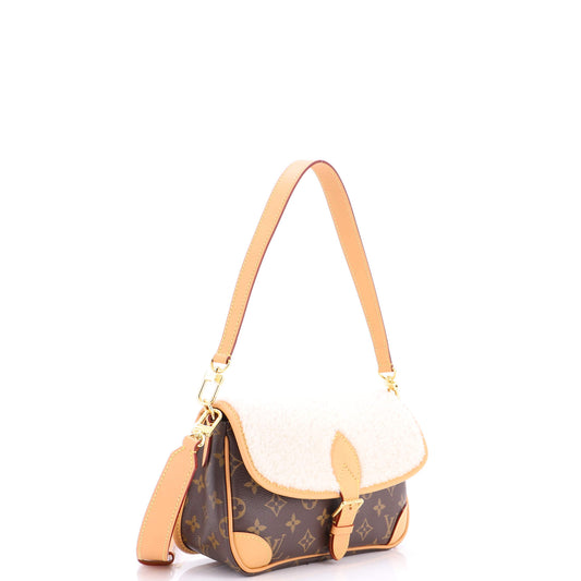 Louis Vuitton Diane NM Handbag in Monogram Canvas with Shearling