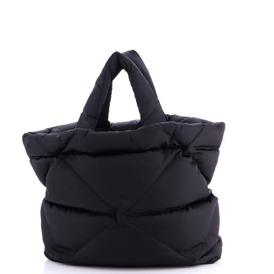 プラダ パッド入りロゴトートバッグ キルティング Re-Nylon ミディアム