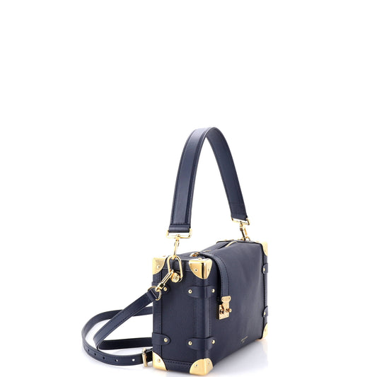 Louis Vuitton Side Trunk Handbag in Taurillon Leather, MM