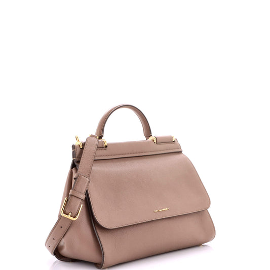 Dolce & Gabbana Miss Sicily Large Leather Bag