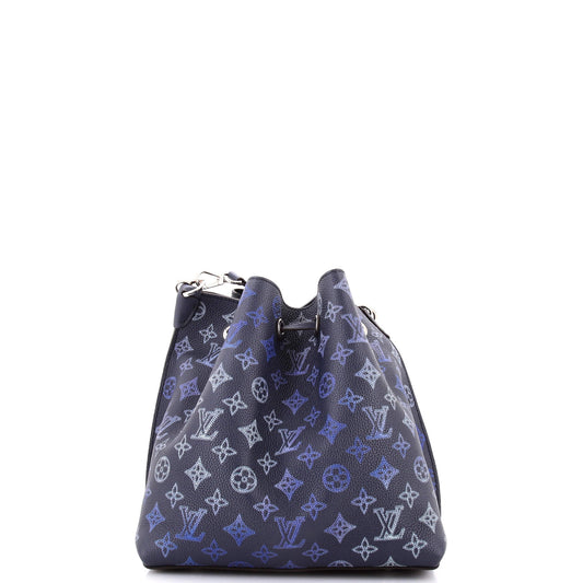 Louis Vuitton Mulia Bucket Bag Flight Mode Mahina Leather
