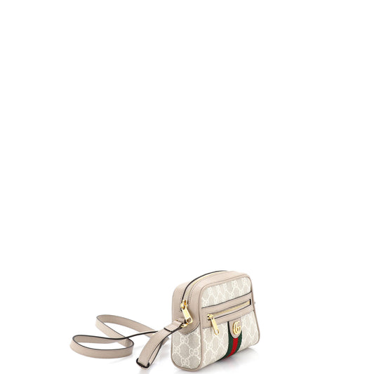Gucci Ophidia Mini Shoulder Bag in GG Coated Canvas