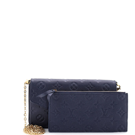 Louis Vuitton Felicie Monogram Empreinte Leather Pouch